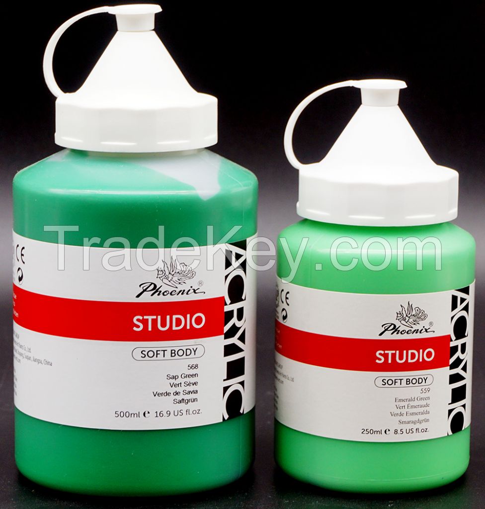 EN71 ASTM MSDS certificated high quality low prices acrylic paint for painting assorted colors acrylic paint set