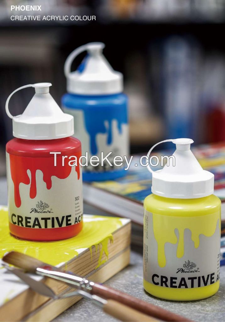 500ml Creative Acrylic paints Phoenix Wholesale with AP EN71 CE certification