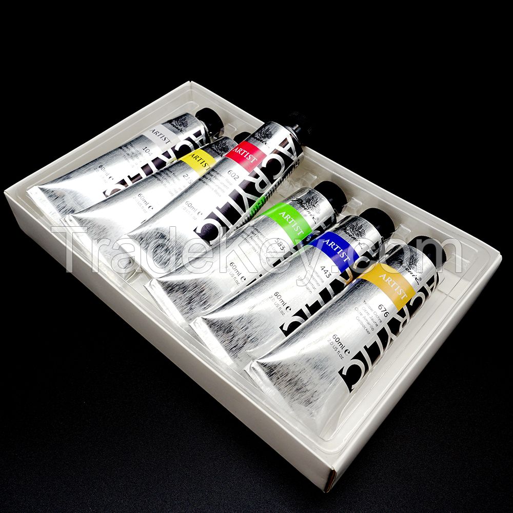Acrylic Product Color Paint Acrylic Painting En71 Certificated Non-Toxic 60 Ml Acrylic Paint Set