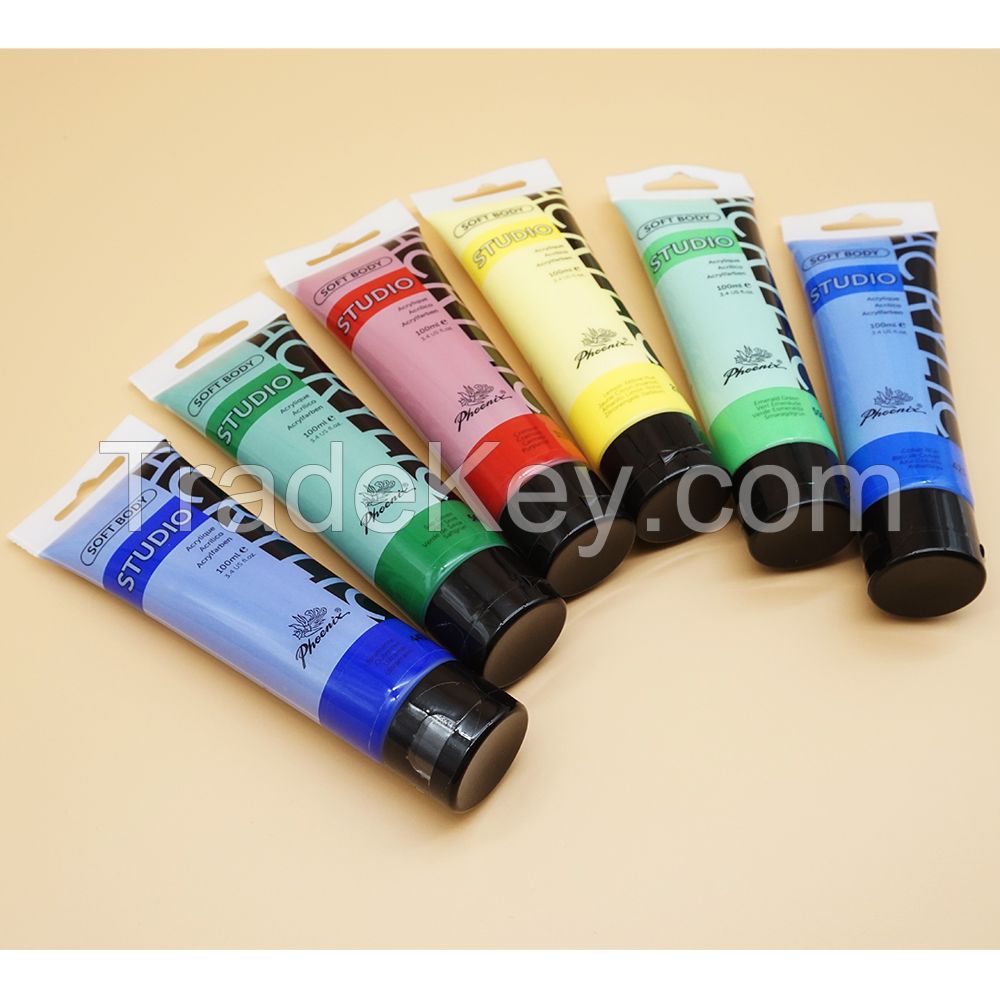 CE art supplies stationery craft acrylic paint Professional 100ml 60 colors acrylic color paint