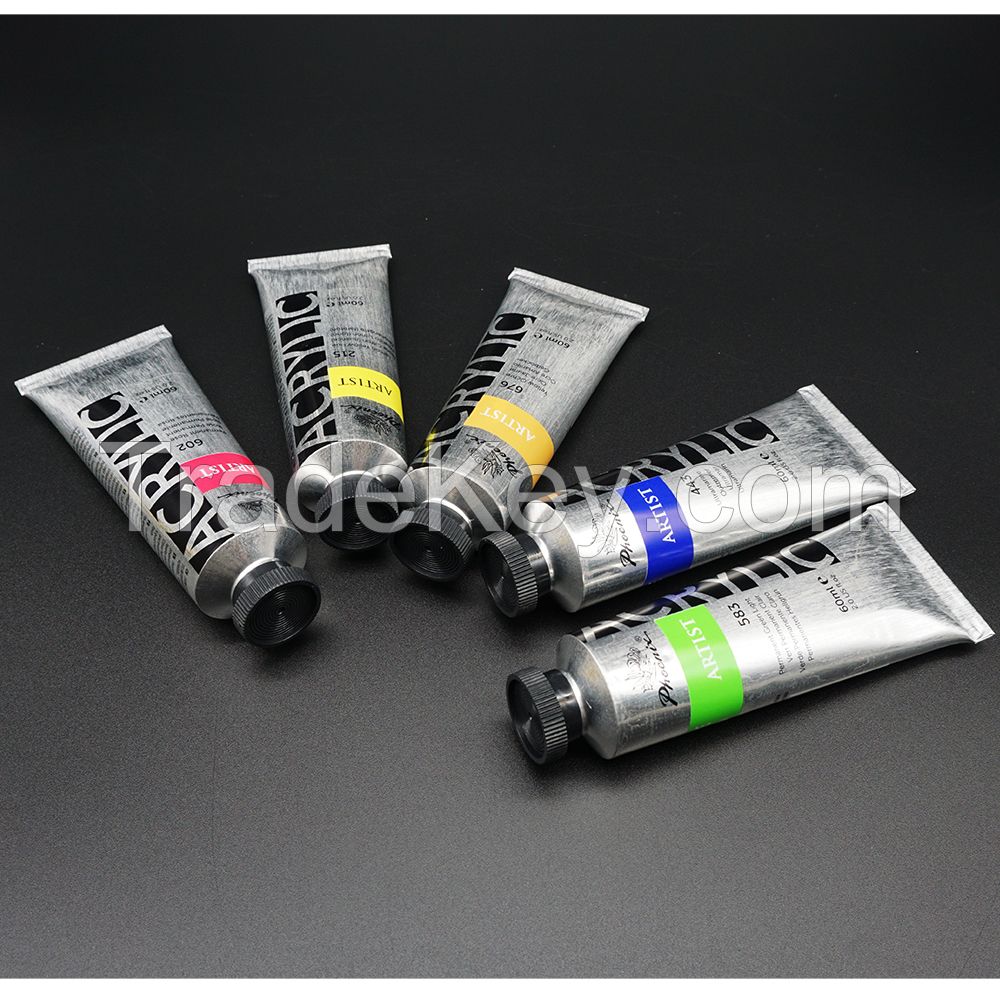 Wholesale Different Colors Tube Pack Acrylic Color 60ml