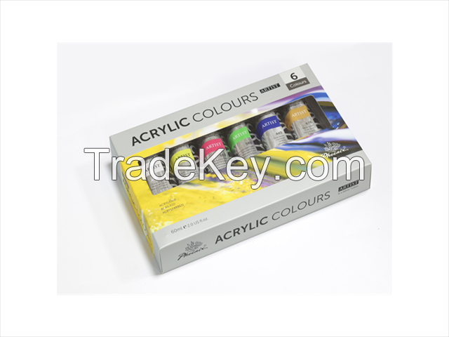 Best Acrylic Paints 120ml Artist level Wholesale For Canvas in 50 colors with CE certification