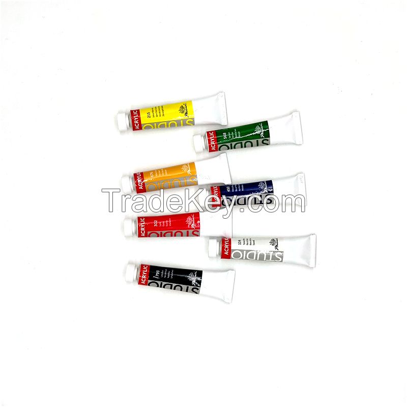 Best Acrylic 18 x 12ml studio paints art set for canvas with CE AP certidied Phoenix OEM