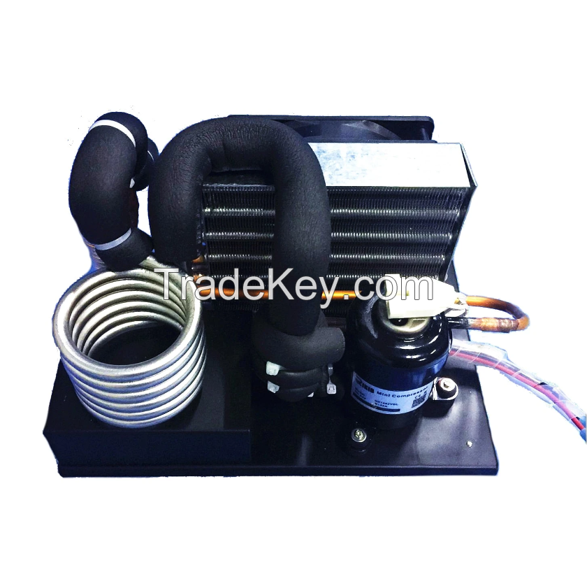 Stainless steel Coil-S type liquid chiller module for small liquid cooling