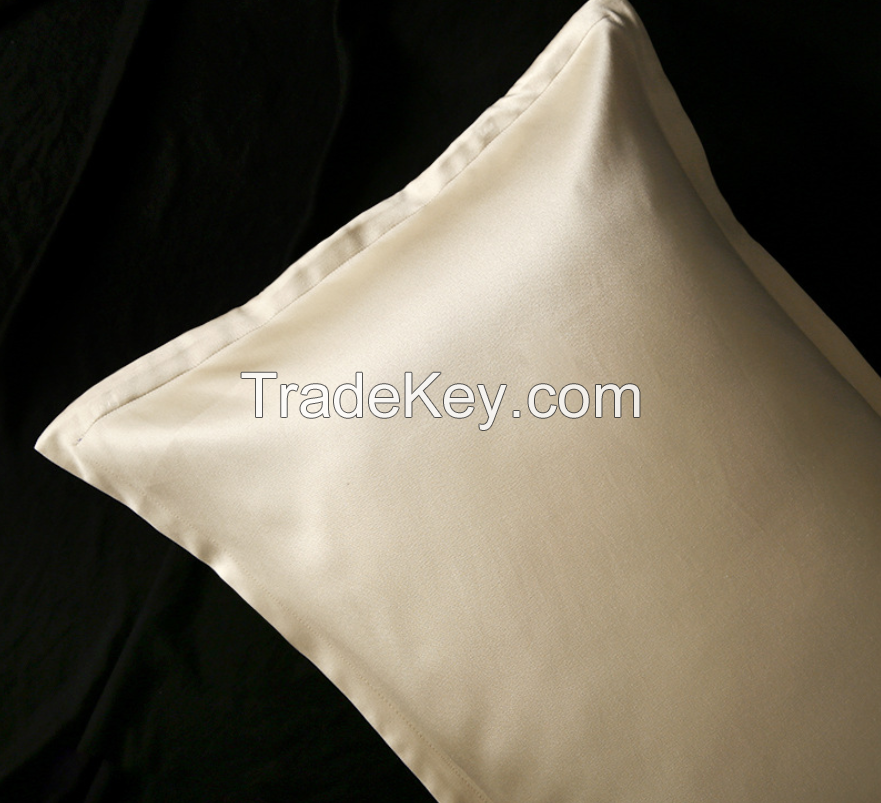 Grade 6a 100% Mulbery Silk Pillowcase 25 Momme With Embroidery Logo