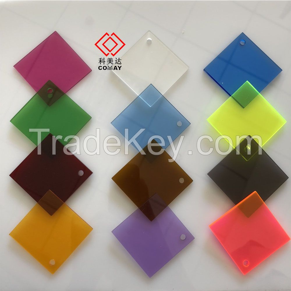 Long term heat resistance multi color hard plastic sheet board