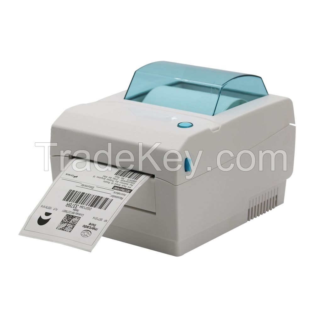 4 inch POS thermal label printer barcode sticker printer for express shipping with BT and USB Mobile phone printer