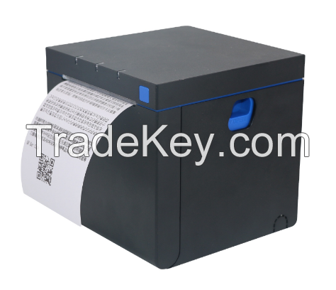 80mm Portable thermal printer for barcode and receipt with usb and rs232 blue tooth thermal receipt printer for POS system