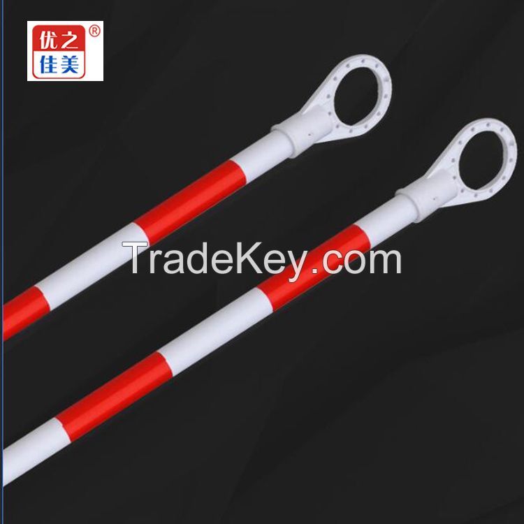 ZGYZJM High quality PVC Traffic safety supplies Red and White with Reflective Film Retractable cone bar 