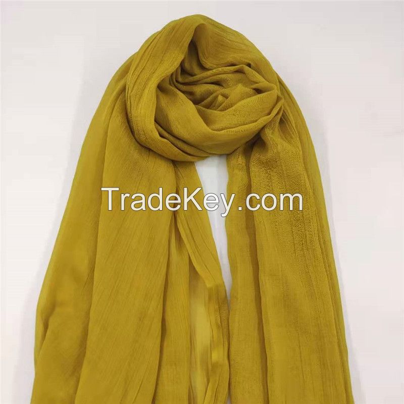 High quality hot selling 2021 voile scarf new design  hijab long size