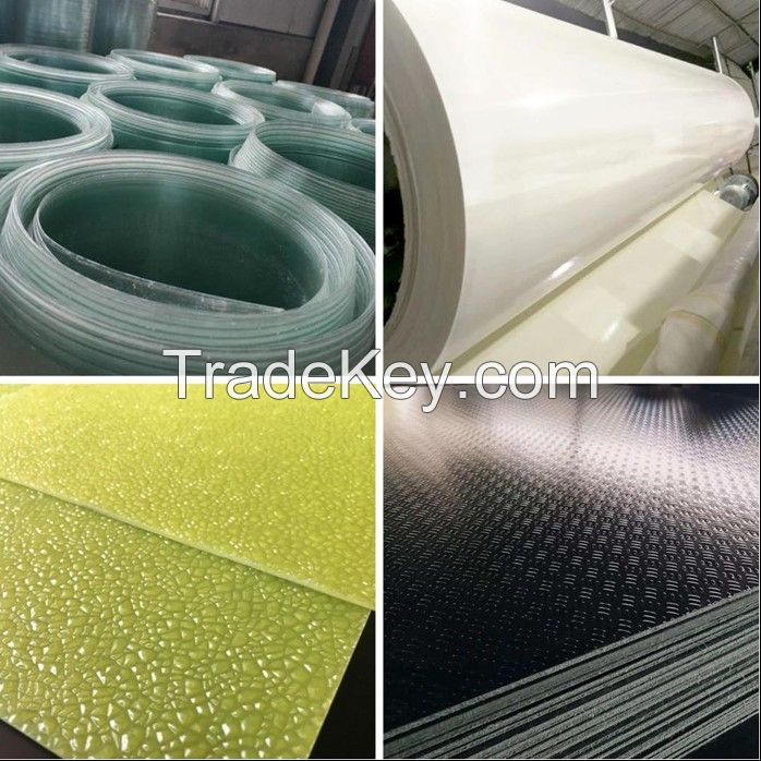 Flat Fiberglass Reinforced Plastic GRP FRP Sheet for Refrigerated Truck Body