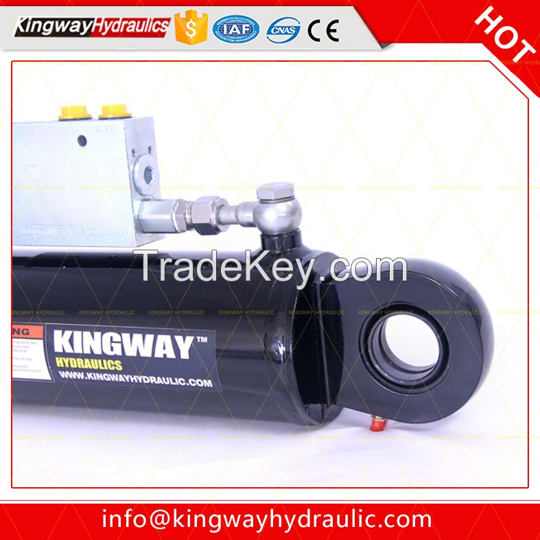 Hot sale KINGWAY Flip Plow Hydraulic Cylinder with hydraulic Valve