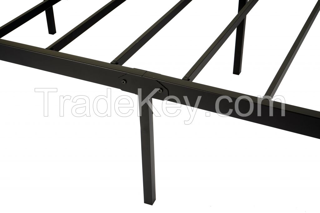  14â€ Metal Platform Bed Frame with Round Legs