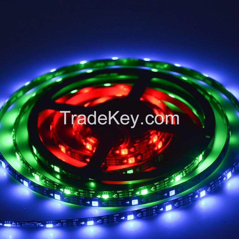 Tape led light flexibility led strip LC8808 30 LEDS per meter DC12V full color