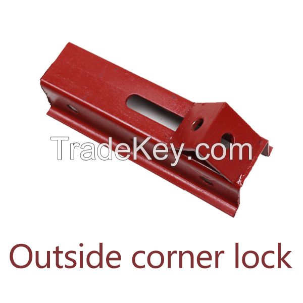 Outside corner lock