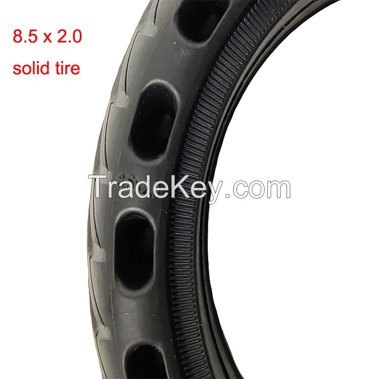 8.5 Inch Solid Tyre 1/2* 2 Honeycomb Solid for Xiaomi M365 8 Electric Scooter Wheels Scooter Tires JINGYUAN 1 Piece 5.5 Cm 14 Cm