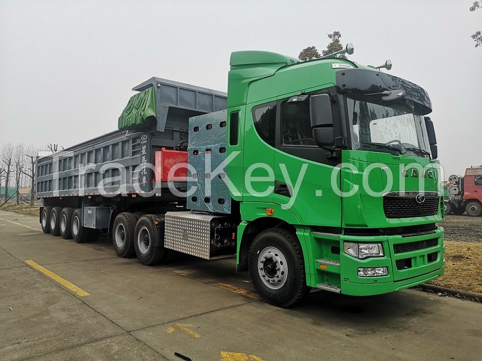 CAMC H9 left hand drive CNG tractor truck