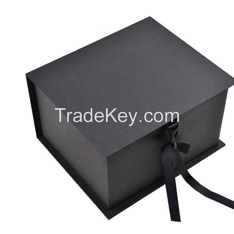 Deep Gift Box Custom Gift Packaging Paper Foldable Magnetic Gift Box W