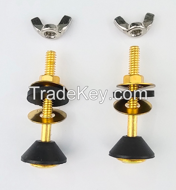 Toilet seat bolts nuts, fit floor type toilet T bolt