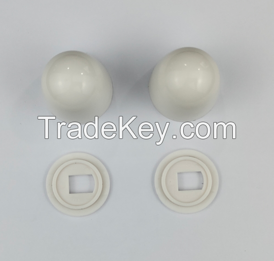 Toilet Bolt Cap, Plastic Round Toilet Push-On Bolt Cap Covers for Easy installation
