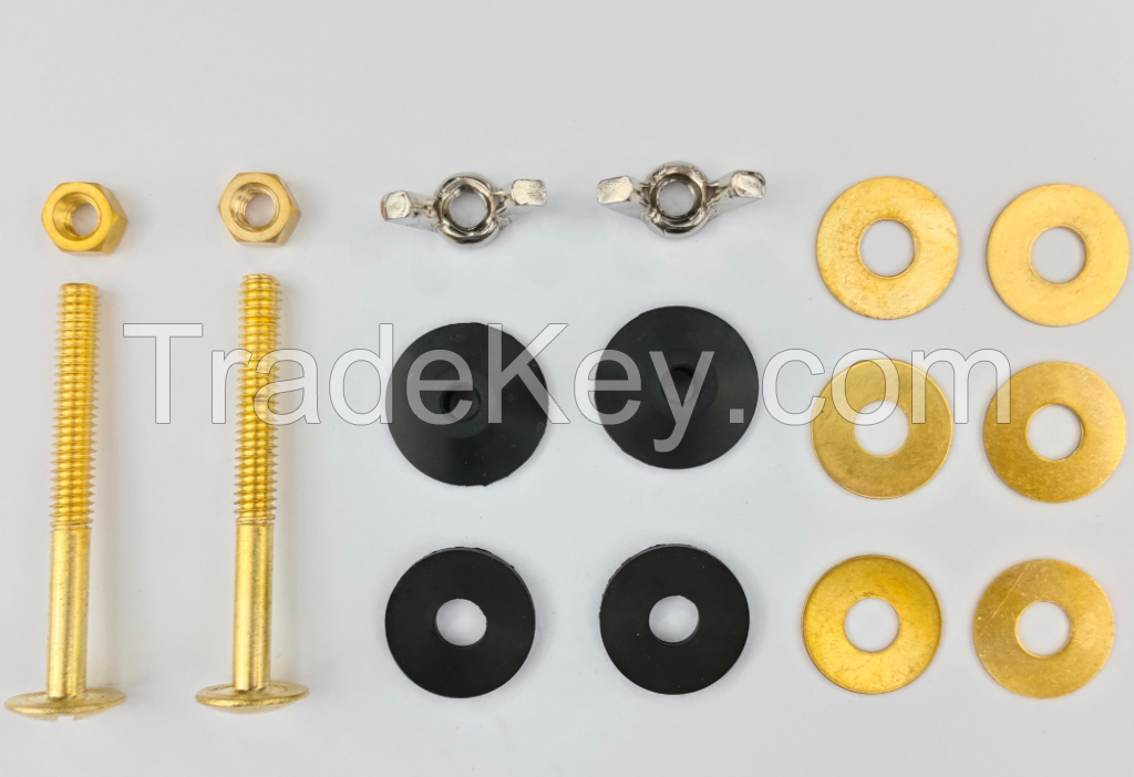 Toilet seat bolts nuts, fit floor type toilet T bolt