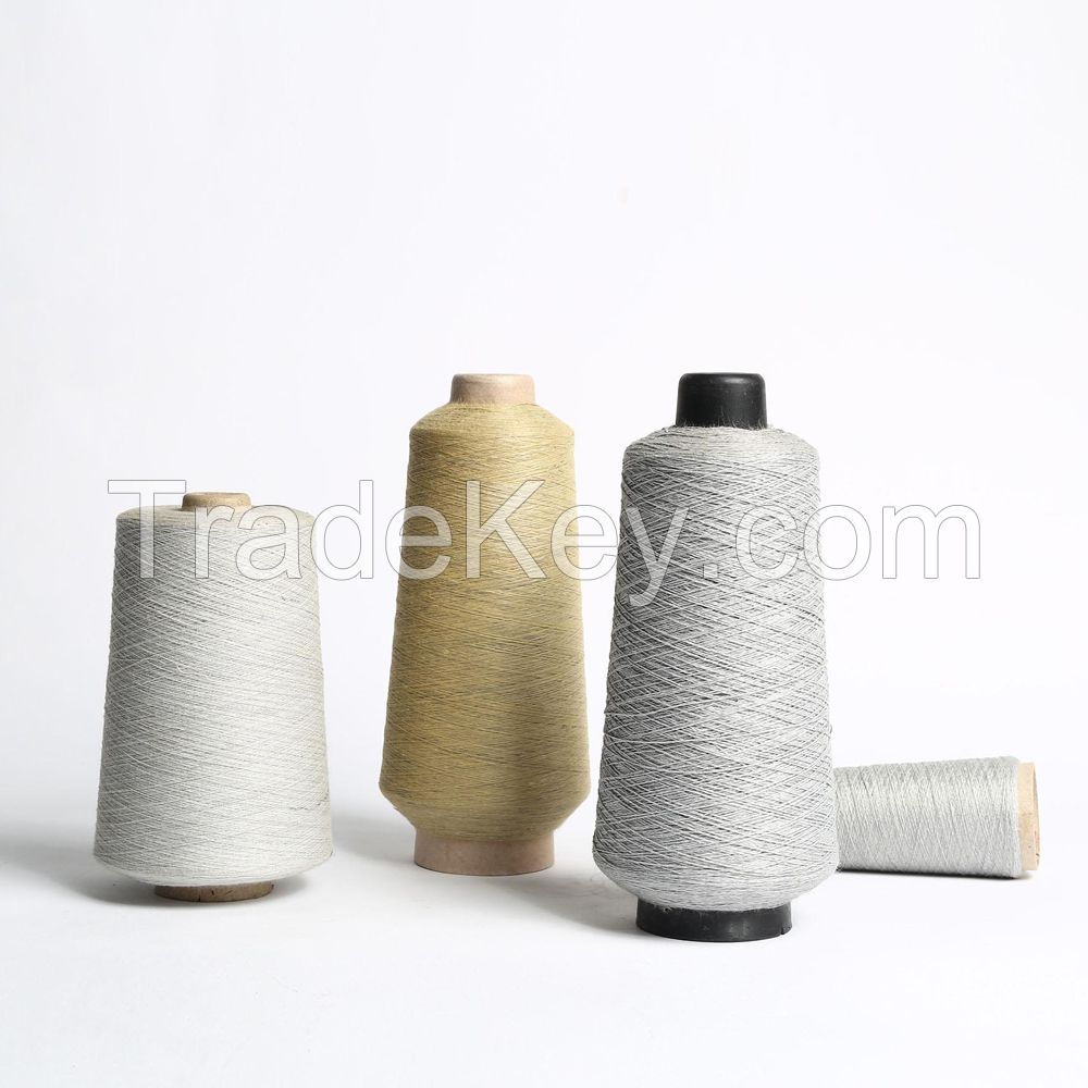 Textile Blended Yarn Temperature Heat Resistance Conductive Stainless Steel Electrically Sewing Thread