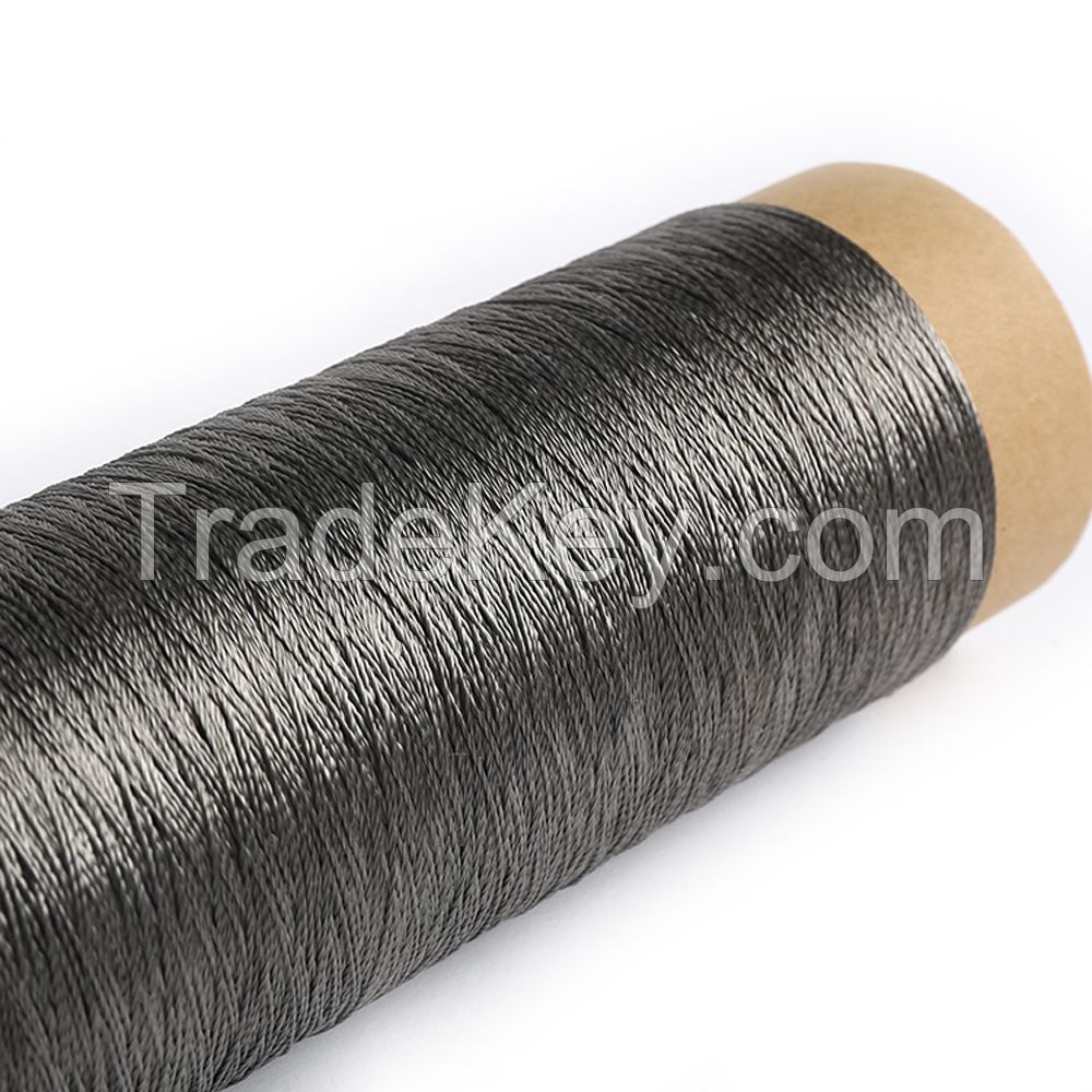 Various Soft High Temperature Resistance Twisted Stainless Steel Fiber Conductive Metallic Yarns