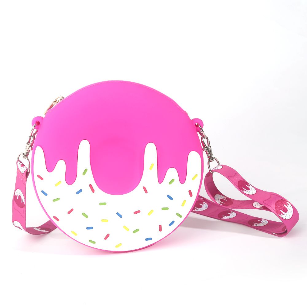 Silicone Doughnut Shoulder Ladies Handbag