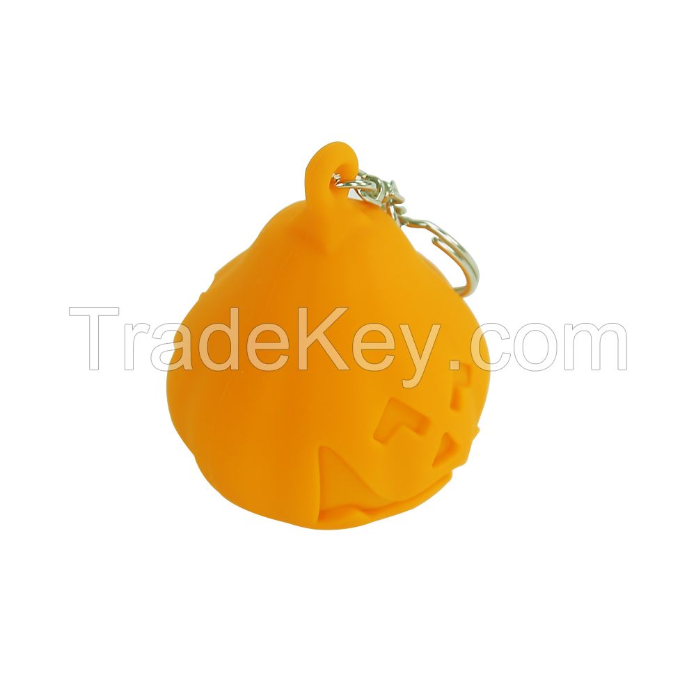 Halloween Pumpkin 3d Metal Keyring Gift Keychain