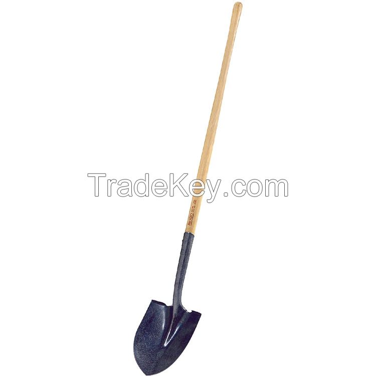 square shovel wooden handle