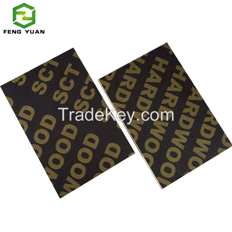 18mm Thickness Black Film Faced Plywood for Construction