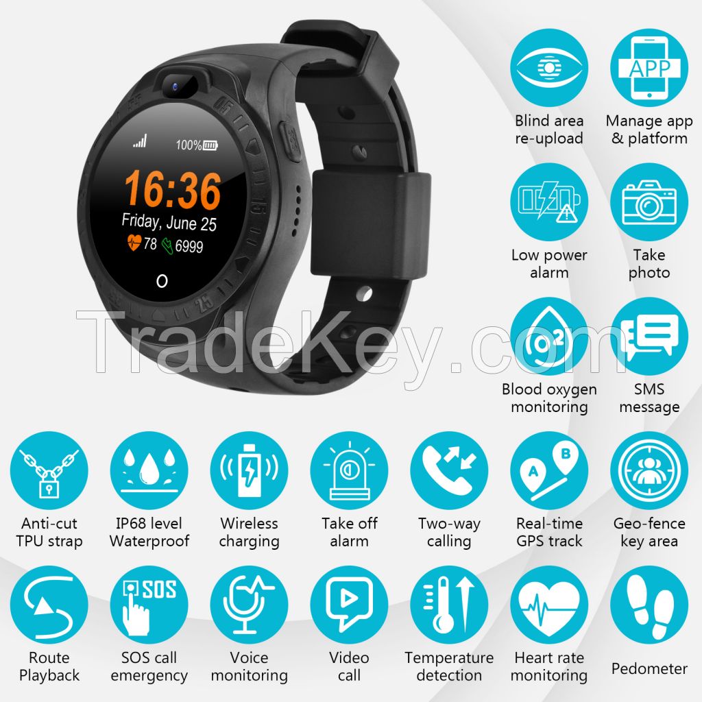 Epidemic Personnel Supervision Smart GPS Tracking Watch