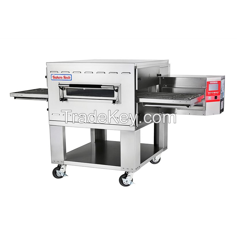 commercial 18'' electric impinger stainless steel conveyor pizza oven-H1832