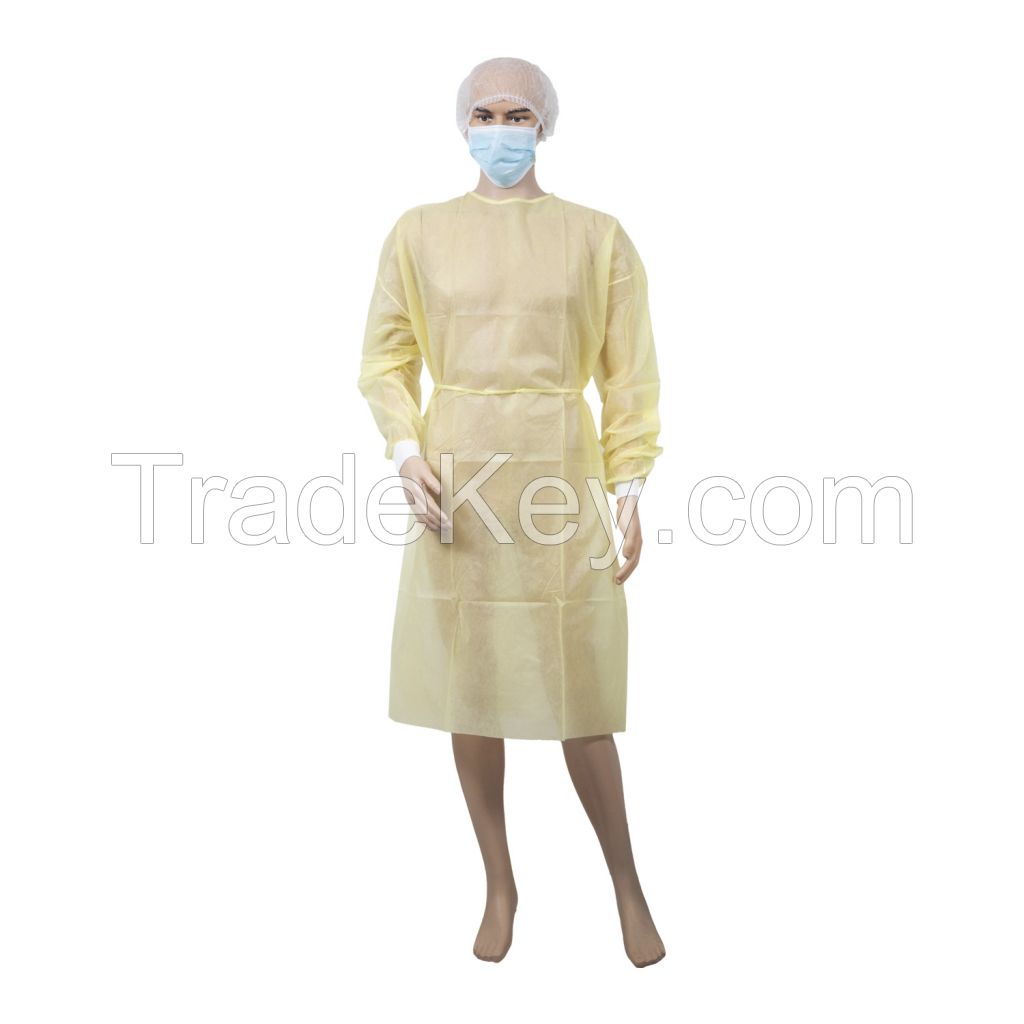 Medical gawn isolation gowns disposable non-woven isolation gown