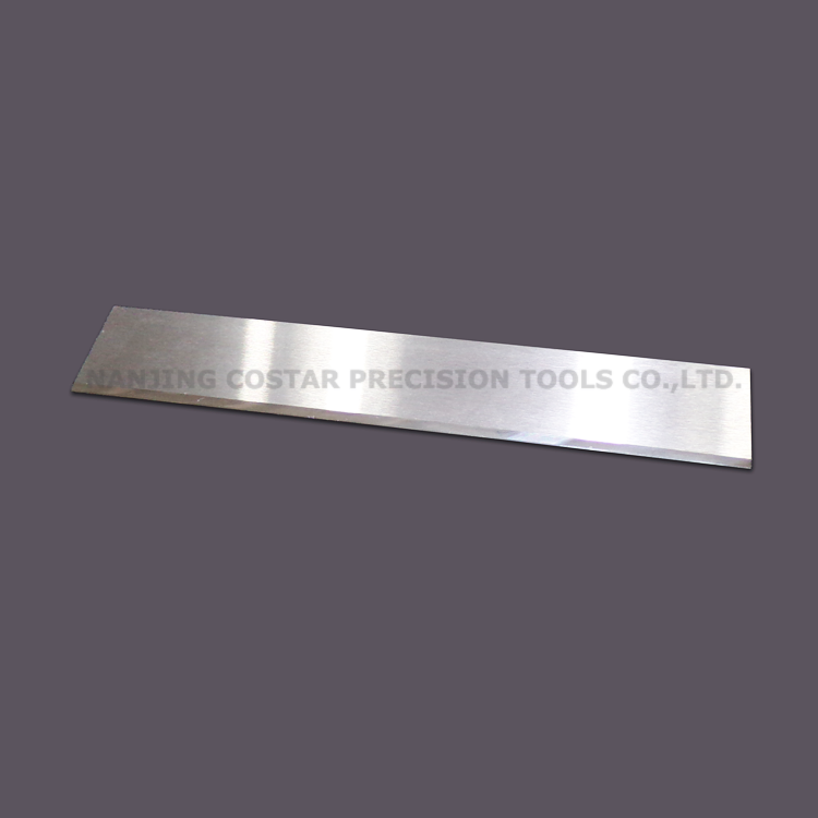 Tungsten carbide staple fiber cutter blade