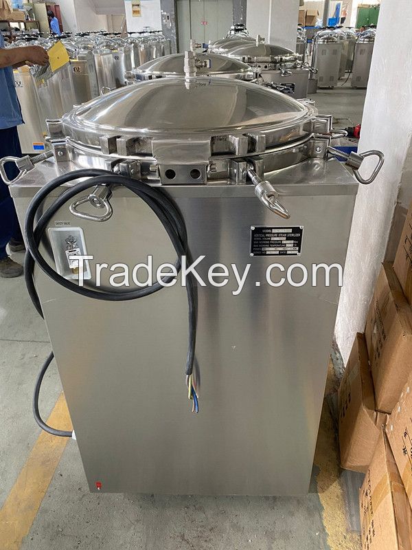 HouYuan 35L - 100L Vertical Pressure Autoclave Food Sterilizer