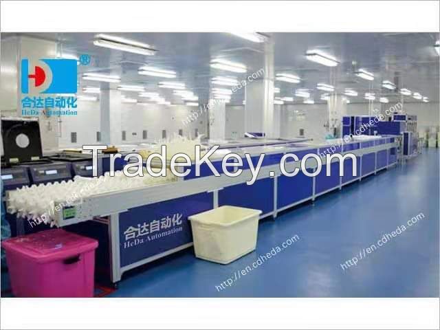 Dialyzer assembly production line, Hollow fiber membrane prosuction lin
