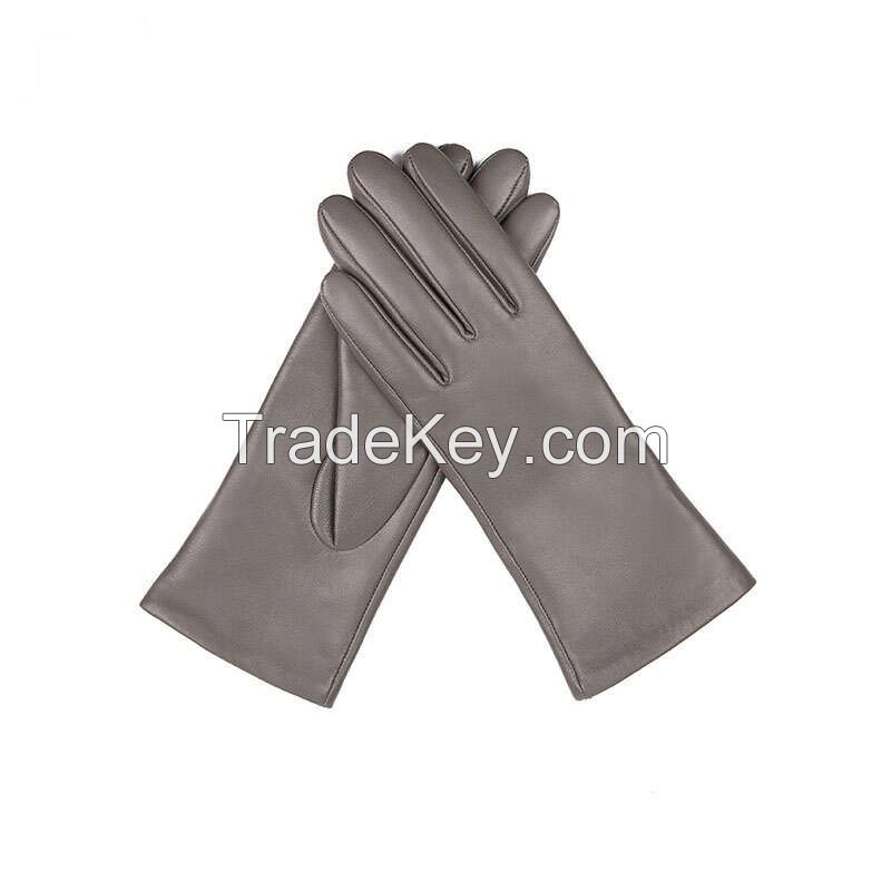 Fox Fur Leather Gloves