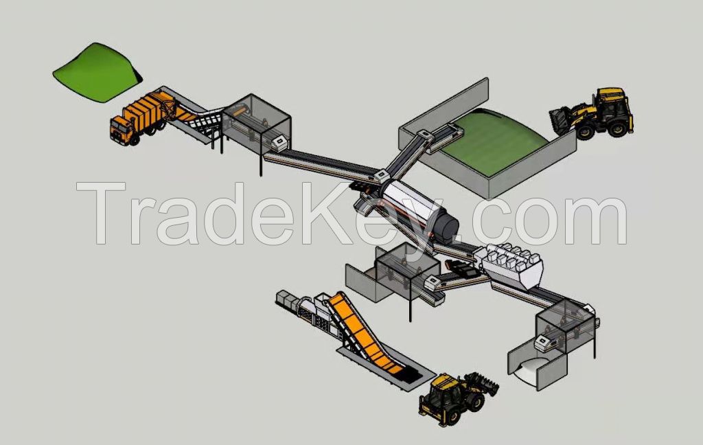 Air Separator Waste Sorting and Recycling Machine