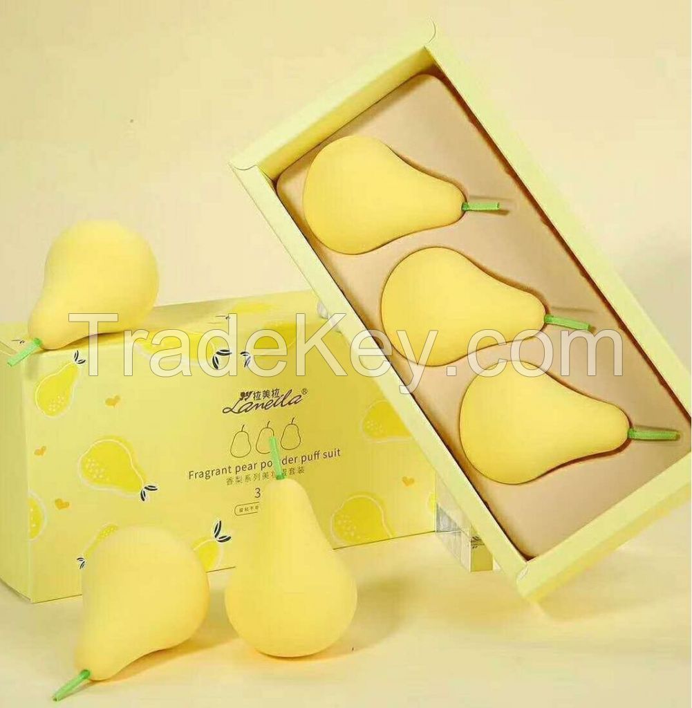Fruit series beauty egg Sponge Egg Wet And Dry Cosmetic Facial Powder face puff Cosmetic Blender Beauty Makeup Puff
