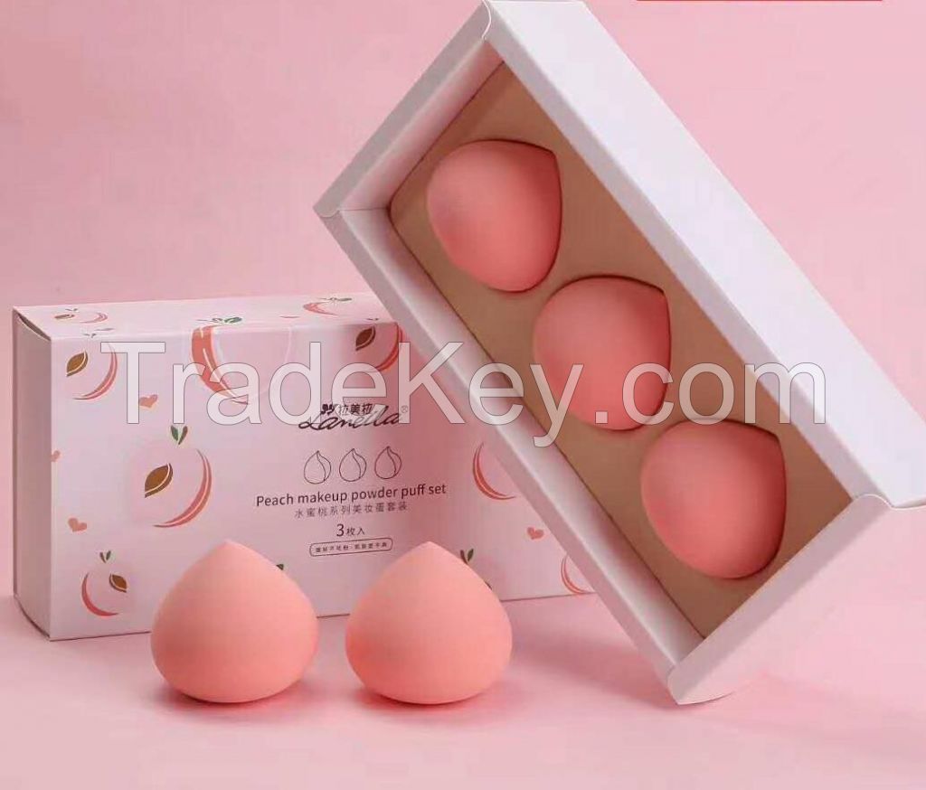 Fruit series beauty egg Sponge Egg Wet And Dry Cosmetic Facial Powder face puff Cosmetic Blender Beauty Makeup Puff
