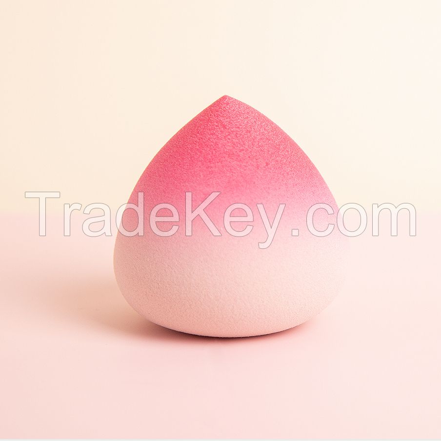 Pink Peach Makeup Sponge Private Label Beauty Egg Cosmetic Blender Puff