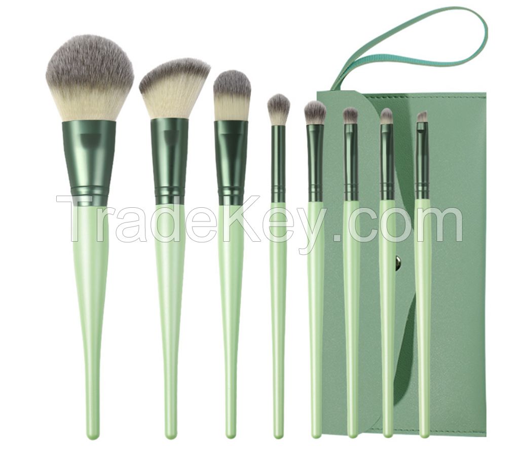 Wholesale premium synthetic fibers Fluffy silky soft bristles makeup brushes set for Flaw less Application Beauty Makeup Tool