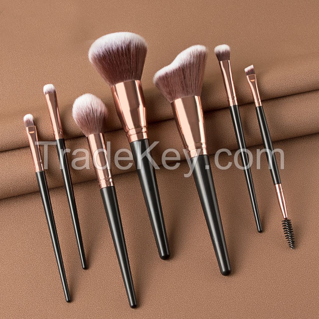 Factory Price 7pcs/10pcs/15pcs Premium Synthetic Makeup brush Tool Custom Logo Makeup Brushes Set