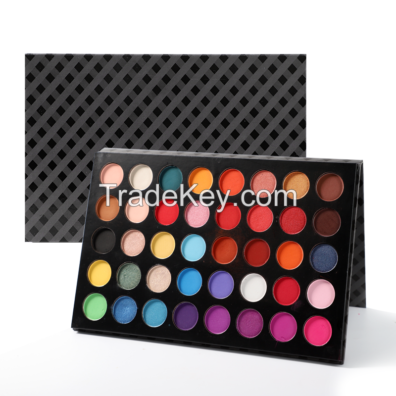 Custom Logo 35colors Private Label Eyeshadow Packaging Square Palette