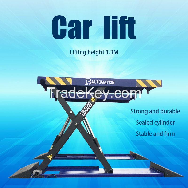 4000 kg MID Rise Scissor Auto Lift Hydraulic Electric Car Scissor Car Lift