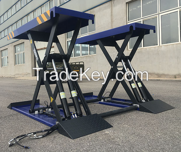 5000 kg Garage car elevator Hydraulic Design Middle-Scissor Car Lift