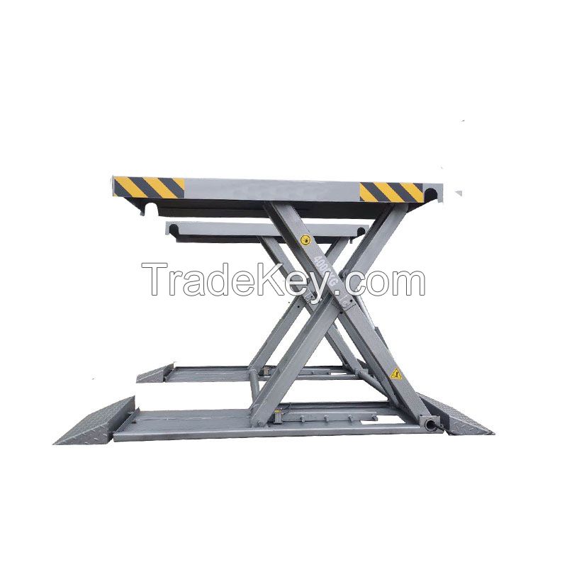 5T CE Certificate Scissor Car Lift with Lifting Height 1300mm