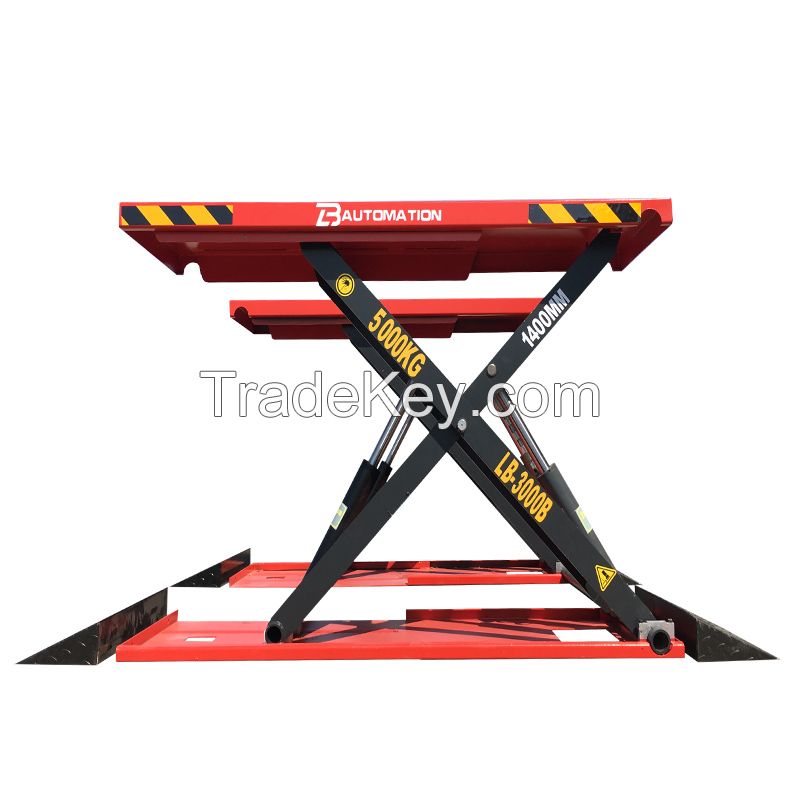 4000kg Chinese Manufacturer Opposite Cylinder Car Scissor Lift  