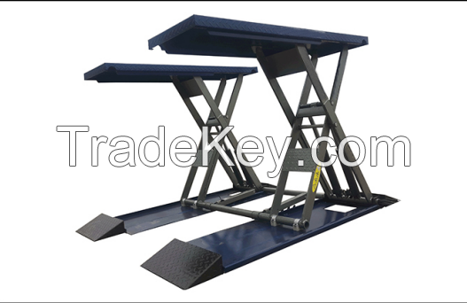 5 Tons Automotive Equipment Scissor Car Lift China Supplier 4 Hydraulic Cylinders Hoist 